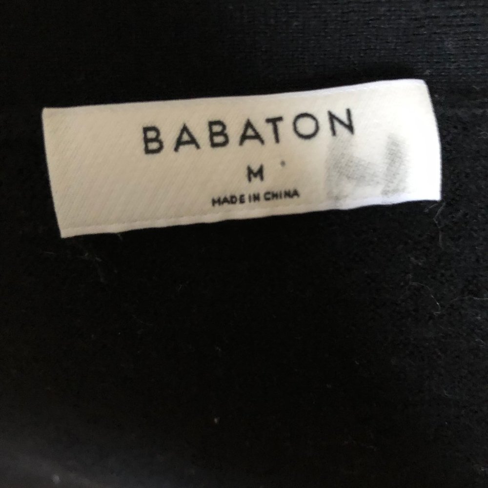 Aritzia Babaton Black Sweater 100% Merino wool - Picture 5 of 6